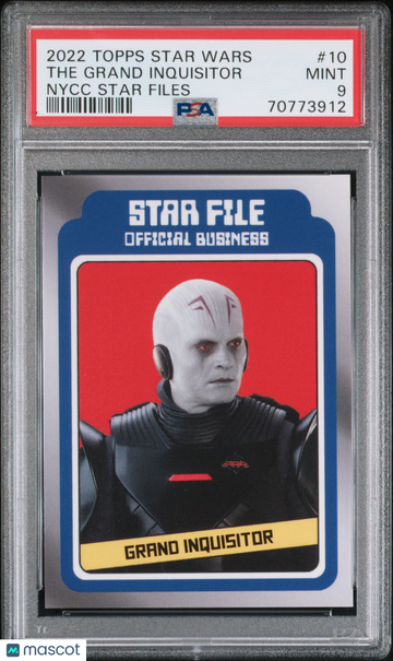 2022 Topps Star Wars Nycc Star Files The Grand Inquisitor #10 PSA 9