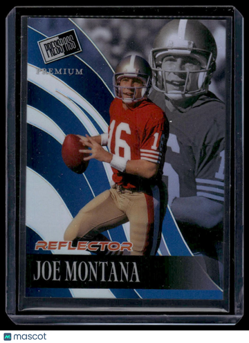 2024 Press Pass Premium Joe Montana #R-59 Retro Prismatic Blue SN