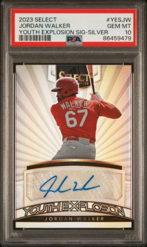 2023 Select JORDAN WALKER Silver Prizm Youth Explosion RC Auto /99 YES-JW PSA 10