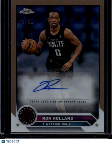 2024 Topps Chrome G-League Ron Holland #AC-RH Gold /50