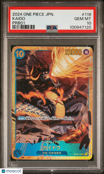 Kaido Japanese PSA 10 #118