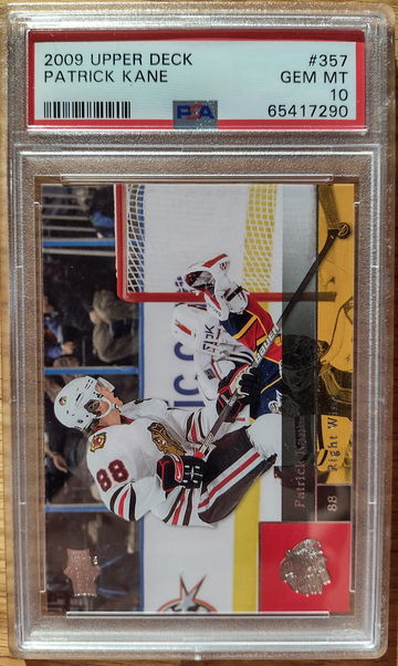 2009-10 Upper Deck Patrick Kane PSA 10