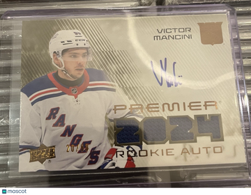2024-25 Upper Deck Premier Victor Mancini #VM 99 Rookie Upper Deck