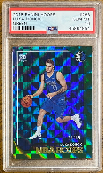 LUKA DONCIC 2018 HOOPS GREEN /99