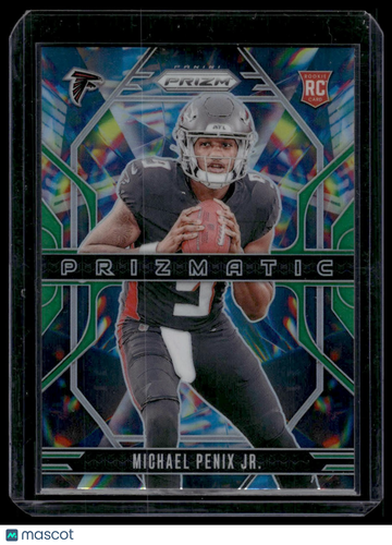 2024 Panini Prizm Prizmatic Michael Penix Jr. #10 Green Prizm RC