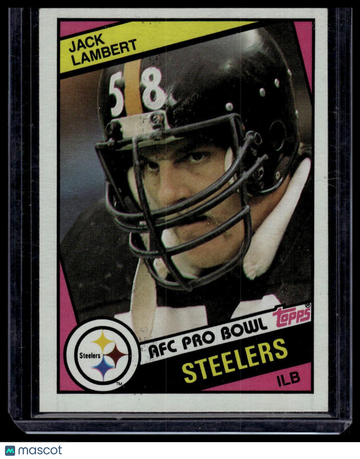 1984 Topps Jack Lambert #167c