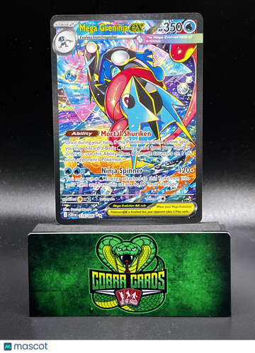 Ascended Heroes Mega Greninja EX Holo Secret Rare SAR #116/86