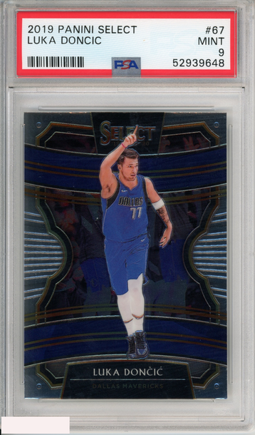 2019 PANINI SELECT LUKA DONCIC #67 DALLAS MAVERICKS PSA 9 MINT