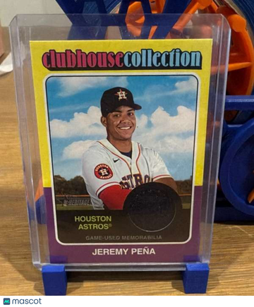 2024 Topps Heritage - Clubhouse Collection Relics Jeremy Peña #CCR-RJPE