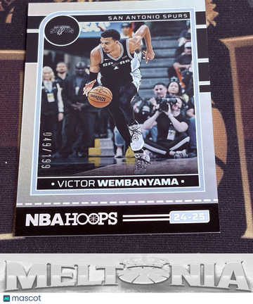 2024-25 Hoops Victor Wembanyama #165 Silver SN