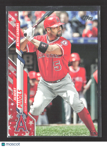 2020 Topps Update Series Albert Pujols #U-142 Independence Day /76