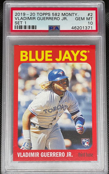 PSA 10 2019 Topps 582 Montgomery Vladimir Guerrero Jr. Set 1 #2 RC