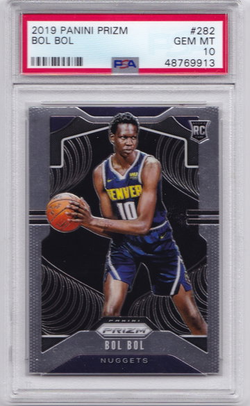 2019 Bol Bol Prizm PSA 10