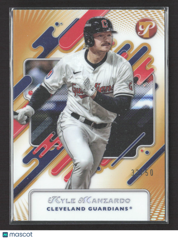 2025 Topps Pristine Kyle Manzardo #37 32/50