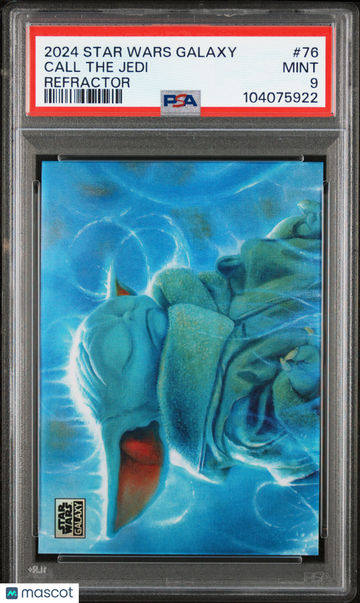 2024 Topps Chrome Star Wars Galaxy Call The Jedi #76 PSA 9