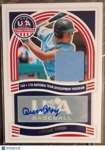 2024 Panini Quentin Young Game-Used Patch Autograph GAME-USED PATCH AUTO