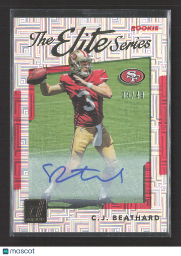 2017 Donruss The Elite Series C.J. Beathard #27 09/49 Auto
