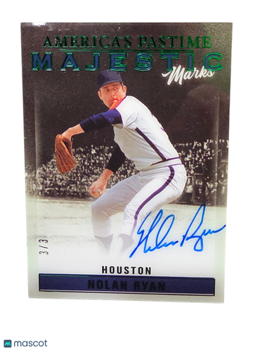 2023 Panini America's Pastime Majestic Marks Nolan Ryan #MM-NR /3