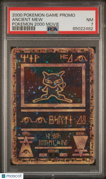 2000 Pokemon Game Movie Pokemon 2000 Movie Ancient Mew PSA 7