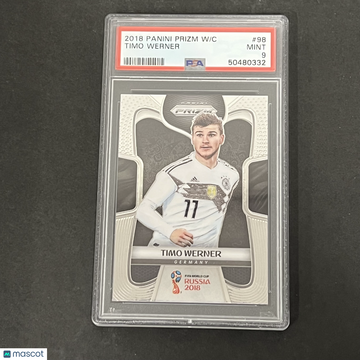 2018 Panini Prizm World Cup Timo Werner #98 PSA 9