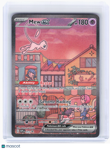 Scarlet & Violet Promo Cards Mew ex Holo Black Star Promo #053