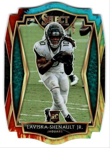 2020 Select Laviska Shenault Jr. Premier Level Tie Dye Die Cut 