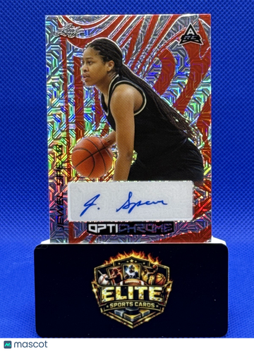 2022-23 Leaf Optichrome Jewel Spear #SM-JS2 So Money Autographs Mojo Red SN AU