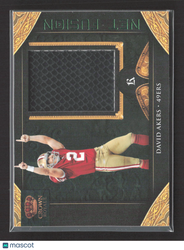 2011 Panini Crown Royale Net Fusion David Akers #2 Net Fusion Memorabilia