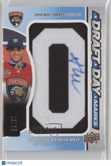 2021-22 Upper Deck SP Game Used Grigori Denisenko #DDM-GD [None] 19/35 Rookie Insert