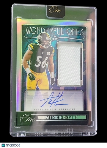 2025 Panini One Football Wonderful Ones Prizm Alex Highsmith #379 /99 Authentic Memorabilia