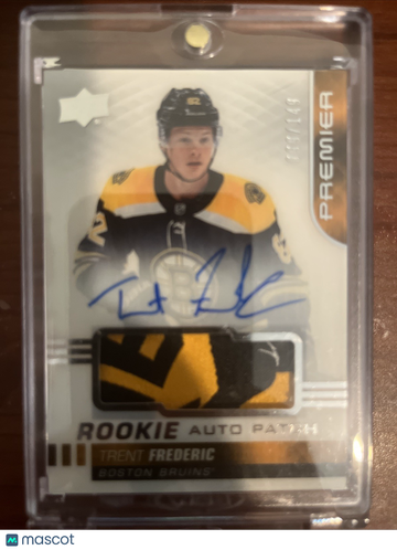 2019-20 Upper Deck Premier Trent Frederic #AR-TF Rookie Tier 2 Acetate Short Print Rookie