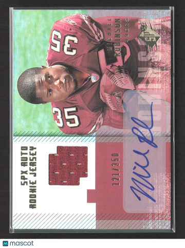 2006 Upper Deck SPx Michael Robinson #211 121/350 Jersey Auto