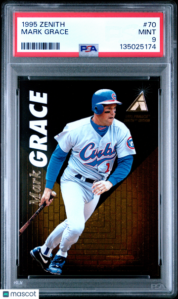 1995 Zenith Mark Grace #70 PSA 9