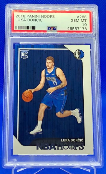 Luka Doncic Rookie RC Hoops PSA 10