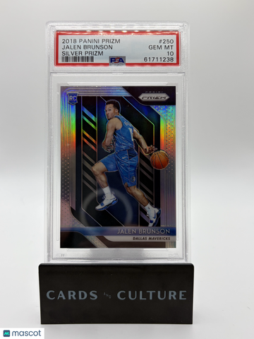 2018 Panini Prizm Jalen Brunson #250 Silver PSA 10