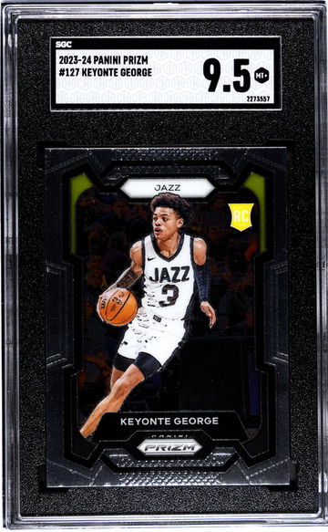 2023 Panini Prizm Keyonte George #127 RC SGC 9.5