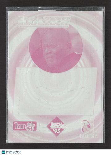 1995 Collector's Edge Edge Tech Warren Moon #48 Magenta Printing Plate