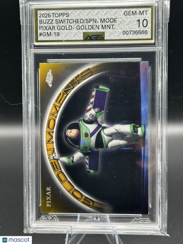 2025 Topps Chrome Pixar GOLD AGS 10