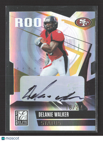 2006 Donruss Elite Status Delanie Walker #136 /24