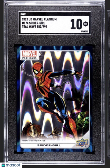 2023 Upper Deck Marvel Platinum - [Base] - Teal Wave Spider-Girl #174 SGC 10