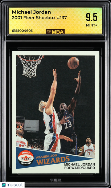 2001 Fleer Shoebox Michael Jordan #137 MBA 9.5
