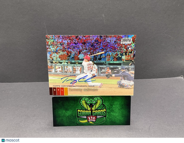 2019 Topps Stadium Club Chrome Tommy Edman #UATE Autograph RC