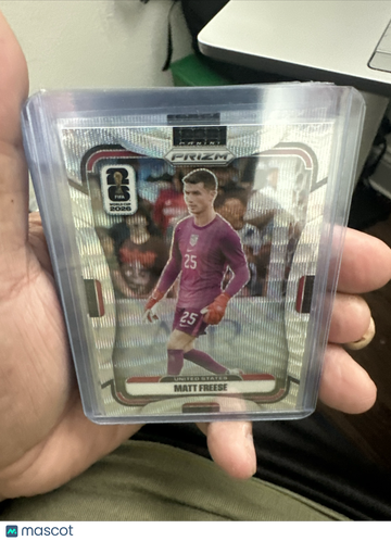 2026 Panini Prizm FIFA World Cup Matt Freese #439 Silver Wave