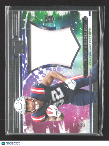 2025 Panini Impeccable Football TreVeyon Henderson #RCL-THN /49 RC Authentic Memorabilia