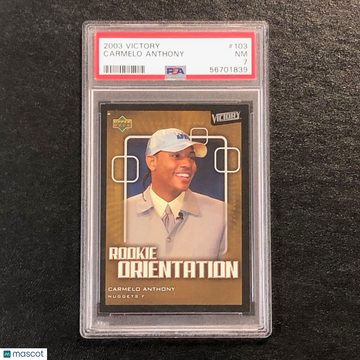 2003 Upper Deck Victory Carmelo Anthony #103 PSA 7