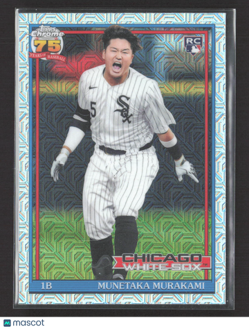 2026 Topps Chrome 75 Years of Baseball Munetaka Murakami #91C2-20 Mojo Refractor RC