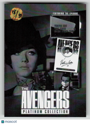 2026 Unstoppable Cards The Avengers Platinum Collection Valerie Leon #B17