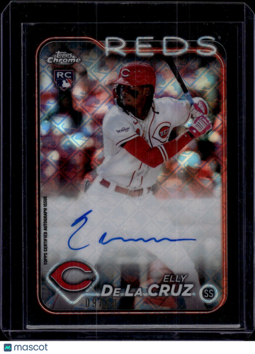 2024 Topps Chrome Elly De La Cruz Black RC