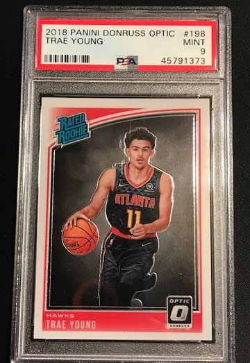Trae Young 2018/19 Optic PSA 9