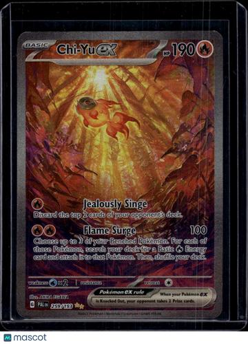 2023 Paldea Evolved Chi-Yu EX Holo Secret Rare SAR #259/193